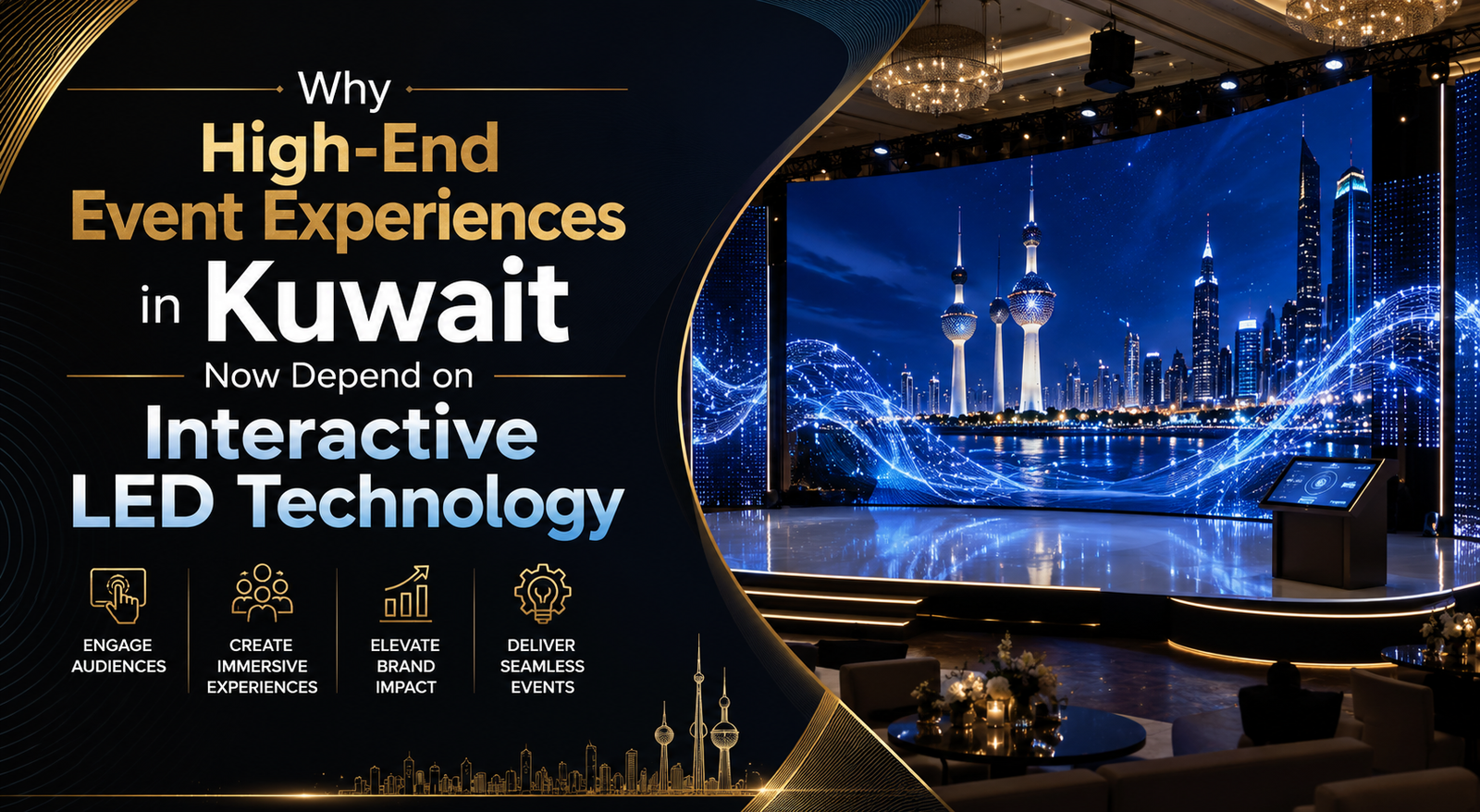 Why High-End Event Experiences in Kuwait Now Depend on Interactive LED Technology
